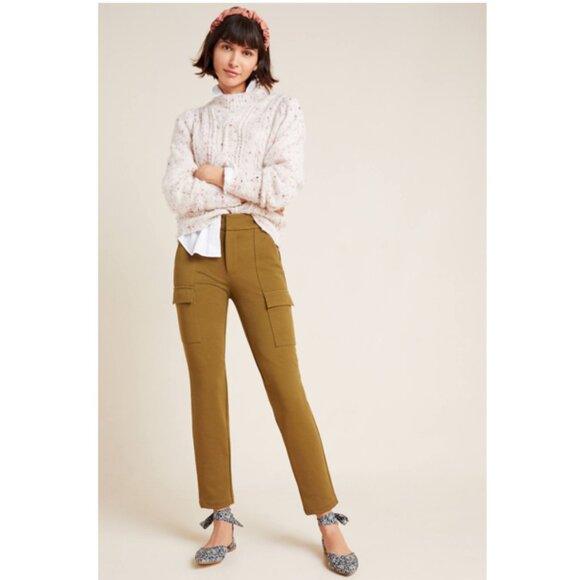 Anthropologie The Essential Knit Cargo Pants - 6 - Picture 1 of 10